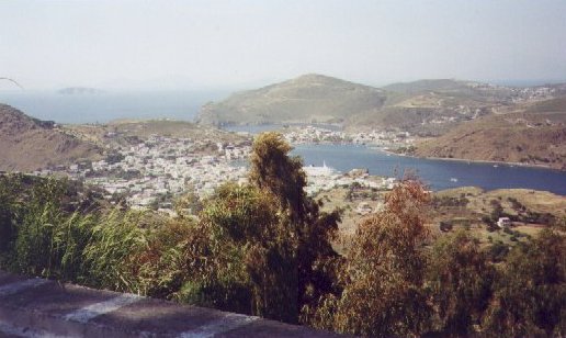 vue de Patmos, partie nord-ouest
